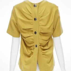 Marni Golden Yellow Kids Short Sleeve Tee